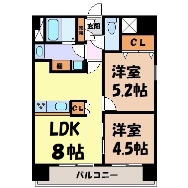 ＹＳ上前津 間取り図