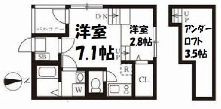 ハーモニーテラス山田西町 間取り図