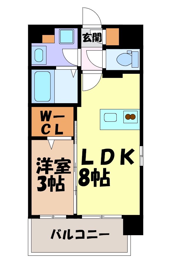 デュオフラッツ栄 間取り