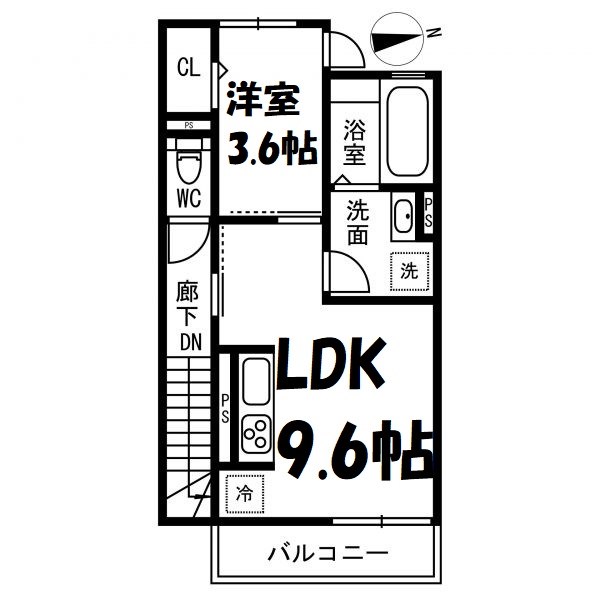 エル・スール青葉 間取り図