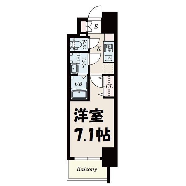 S-RESIDENCE浄心 間取り図