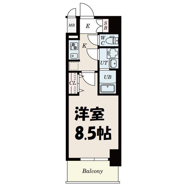 S-RESIDENCE金山West 間取り図