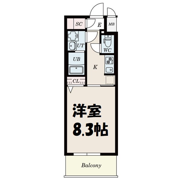 S-RESIDENCE金山West 間取り図