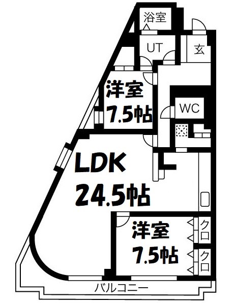 ルミナス山手 間取り