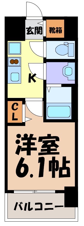 プレサンス鶴舞パーク＆ステーション 間取り図