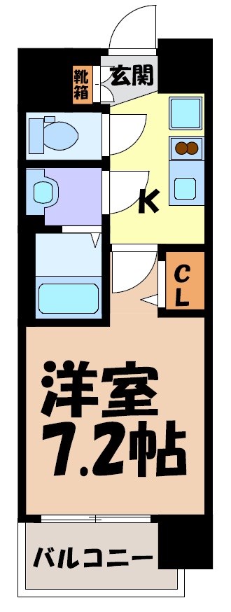 プレサンス鶴舞パーク＆ステーション 間取り図