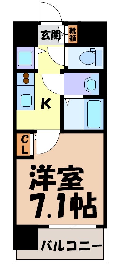 エスリード千種パークフロント 間取り図