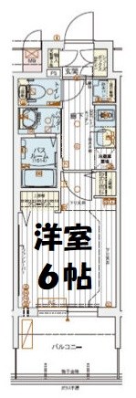 エステムコート名古屋セントリア 間取り図