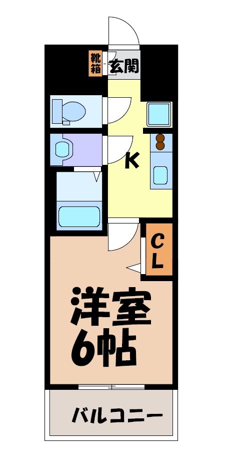 ディアレイシャス浅間町Ⅲ 間取り