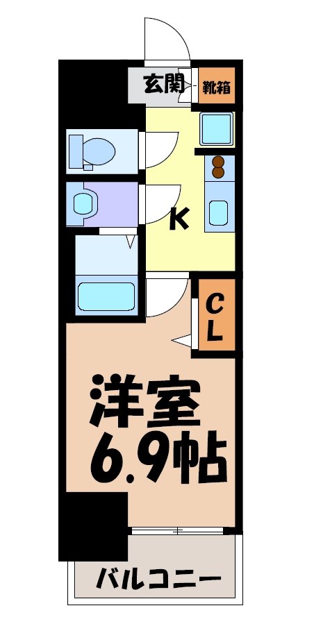 ディアレイシャス浅間町Ⅲ 間取り