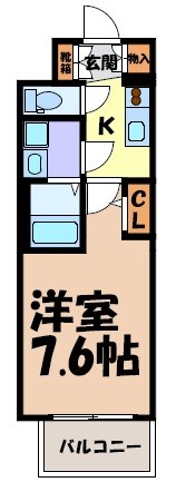 エスリード今池アヴェール 間取り図