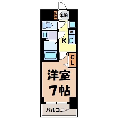 プレサンス上前津グレース 間取り図