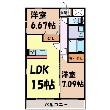 ＧＲＡＮＤＵＫＥ鶴舞 間取り図