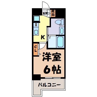 エステムコート名古屋新栄Ⅱアリーナ 間取り図
