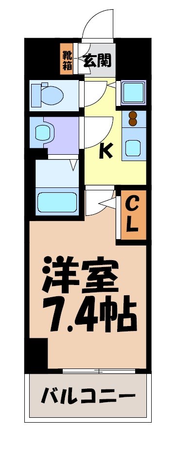 エスリード新栄グランラグジェ 間取り図