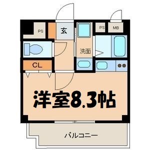 荒畑ハイツ 間取り図
