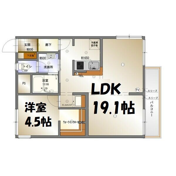 霞ヶ丘ハイツ 間取り図