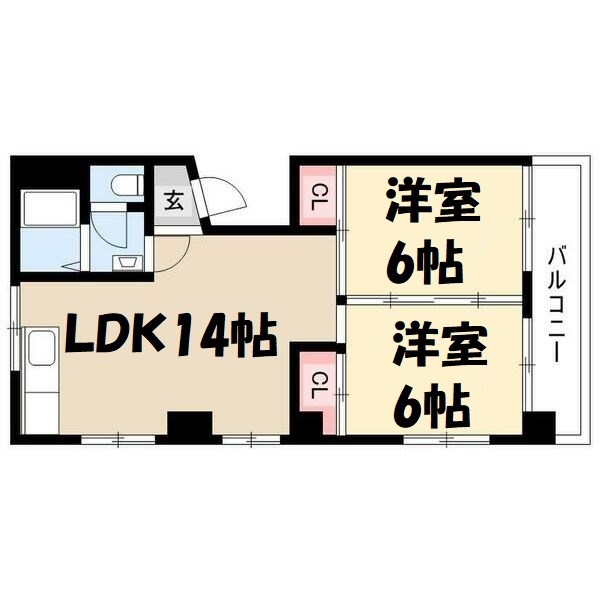 カモットイーズ 間取り図