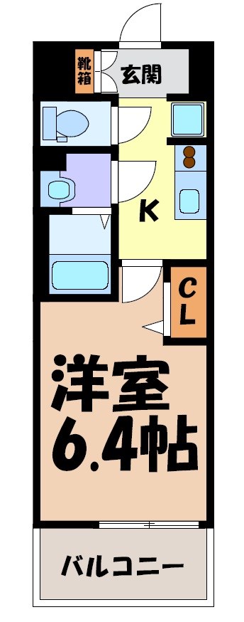 プレサンス伏見アーバンベース 間取り図
