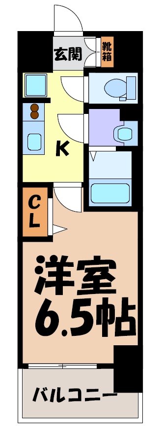 プレサンス伏見アーバンベース 間取り図