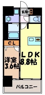 プレサンス千種駅前レイズ 間取り図