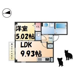 Sugarloaf　Park浅間町 間取り図