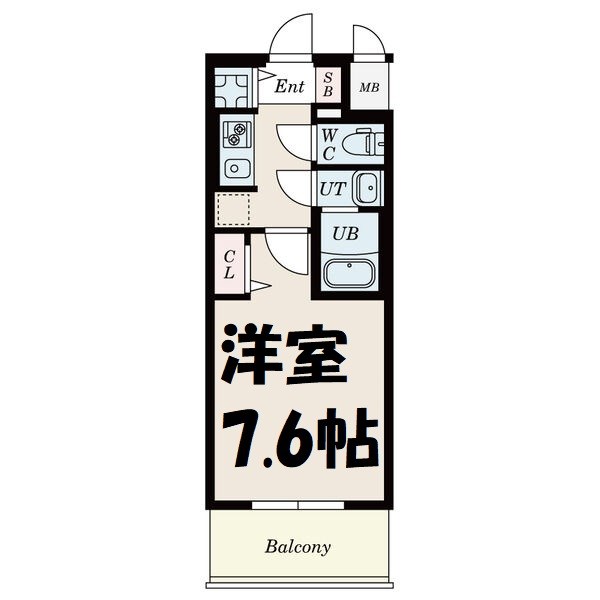 S-RESIDENCE上飯田駅前 間取り