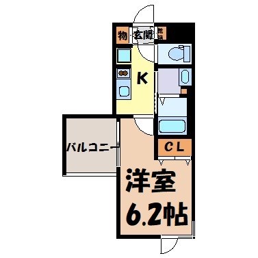 エステムコート名古屋栄プレシャス 間取り図