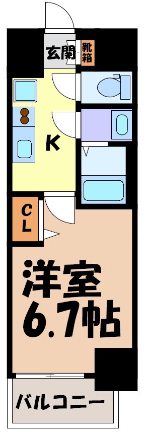 プレサンス新栄アーバンフロー 間取り