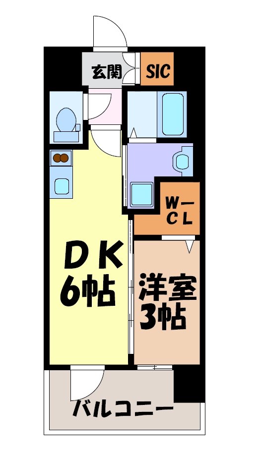 エステムコート名古屋ルノン 間取り図