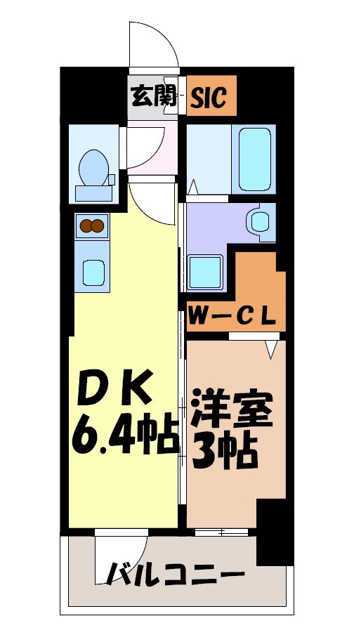 エステムコート名古屋サウスネクスト 間取り図