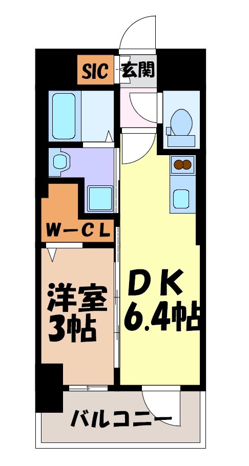 エステムコート名古屋サウスネクスト 間取り図