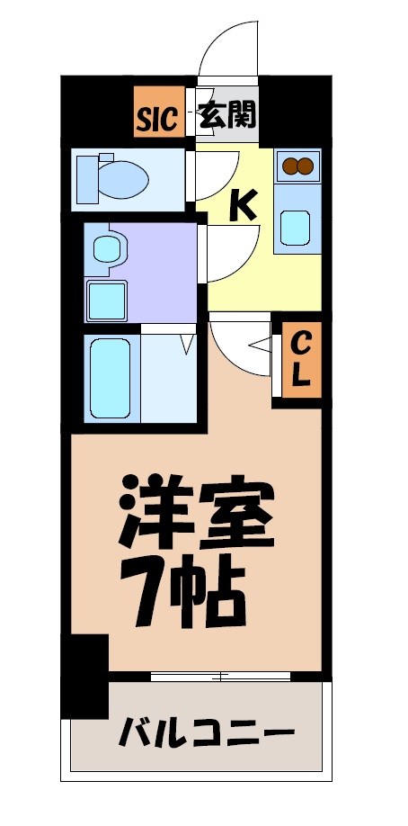 エステムコート名古屋サウスネクスト 間取り図