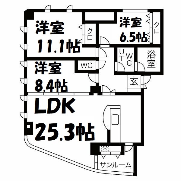 ニュークレス 間取り図