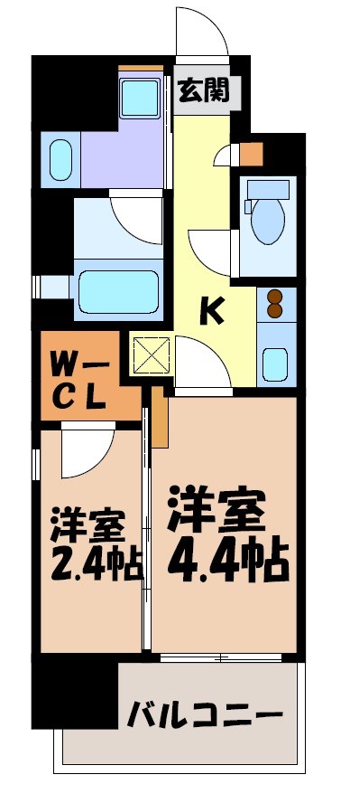 シーズンフラッツ矢場 間取り図