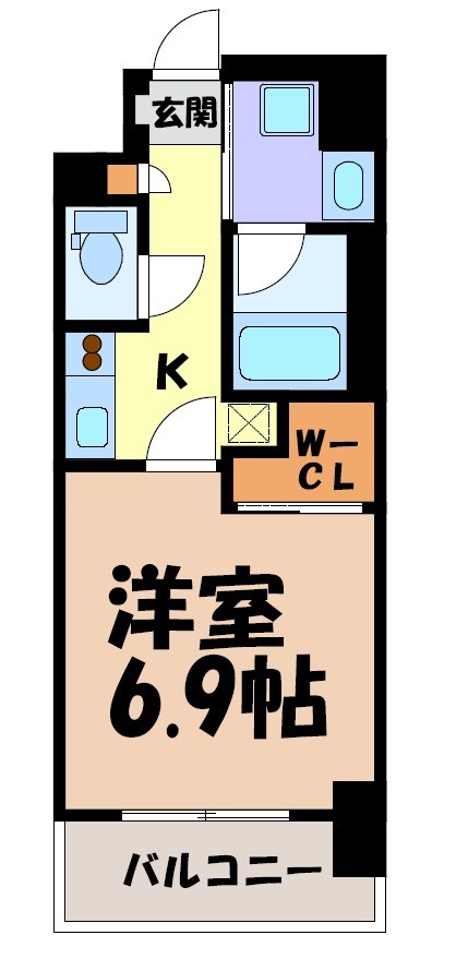 シーズンフラッツ矢場 間取り図