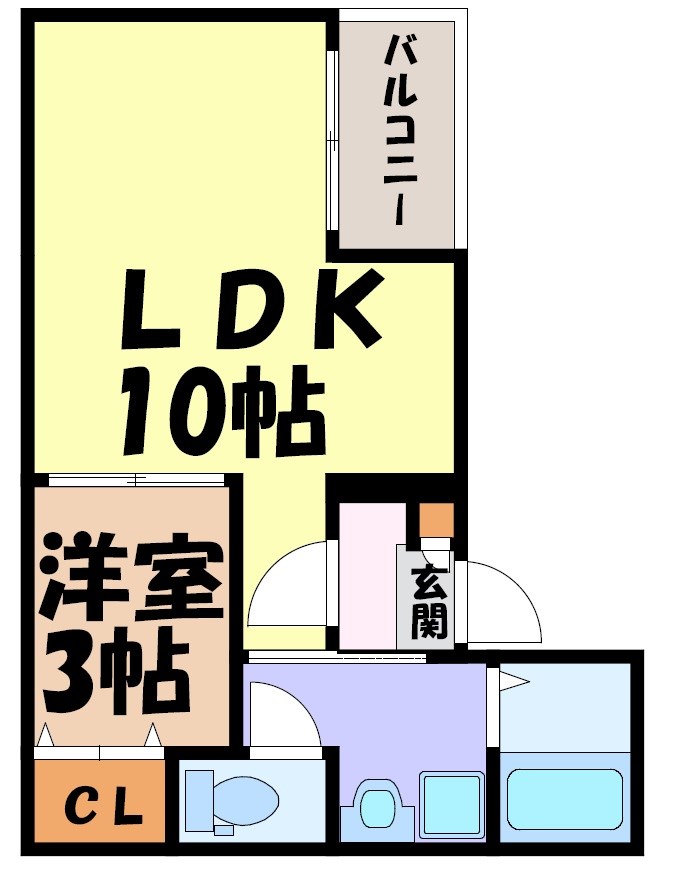 SHOKEN　Villa川名 間取り図