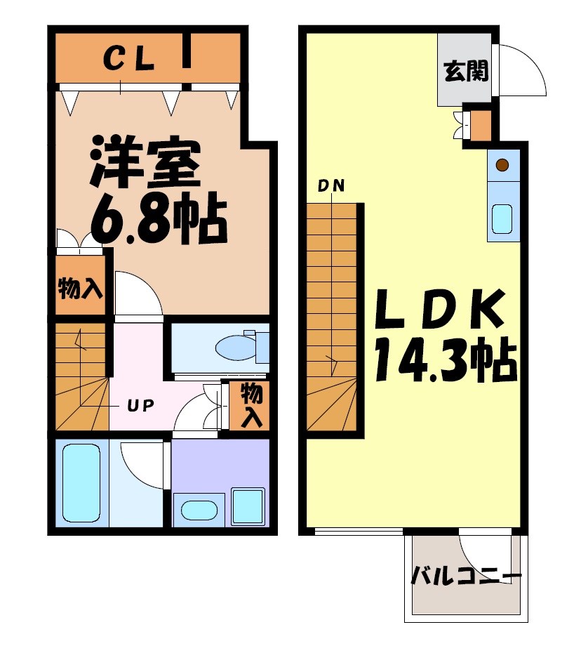 plus M KAKUOZAN Ⅰ 間取り図