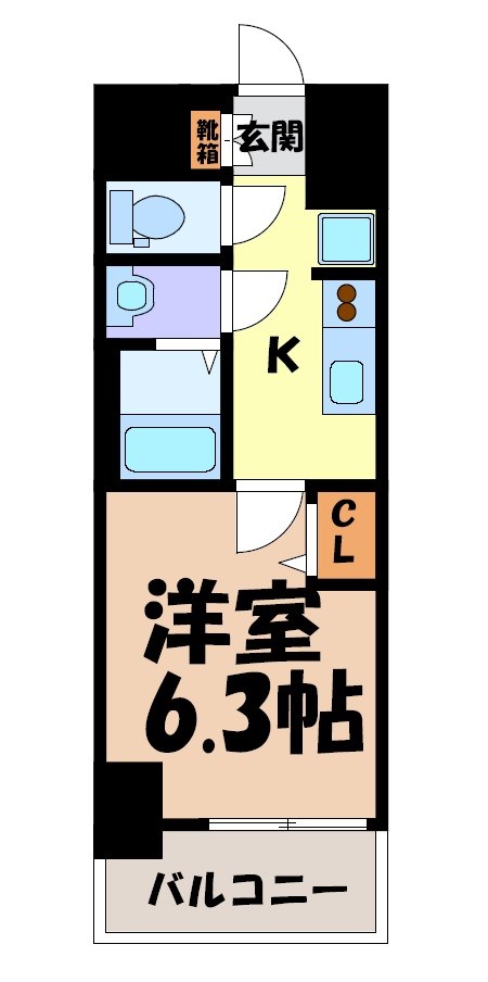 プレサンス新栄ユリシス 間取り図