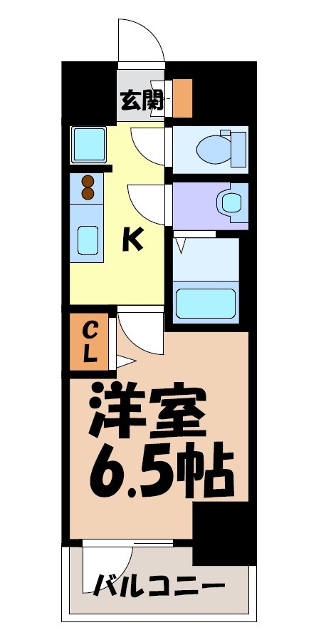 プレサンス新栄ユリシス 間取り図