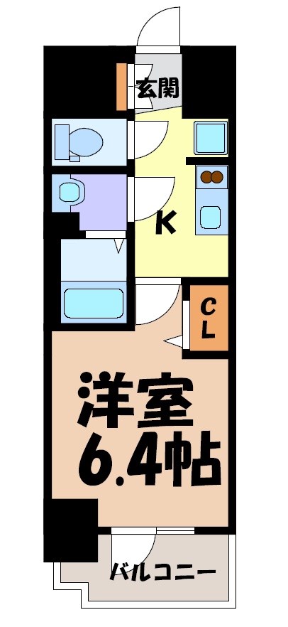 プレサンス鶴舞駅前レジス 間取り