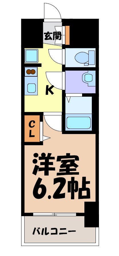 プレサンス鶴舞駅前レジス 間取り図