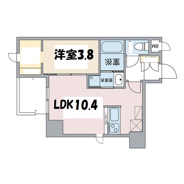 The　9th　Residence　Sakae　Side 間取り図
