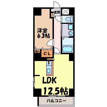 Ｐ－ＳＱＵＡＲＥ　ＳＨＵＭＯＫＵ 間取り図