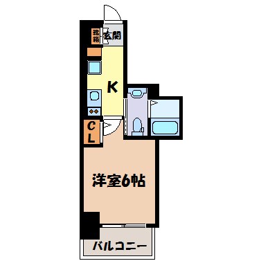 エステムコート名古屋千種グレイス 間取り図