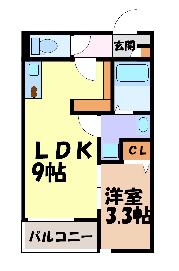 Loisir志賀本通 間取り図
