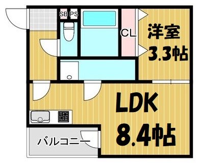 Katze志賀本通 間取り図