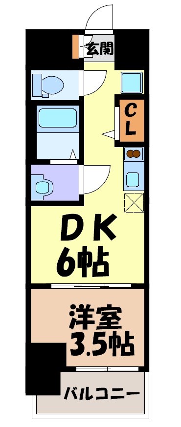 プレサンス今池駅前フェルディノ 間取り