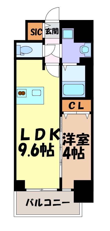 プレサンス今池駅前フェルディノ 間取り