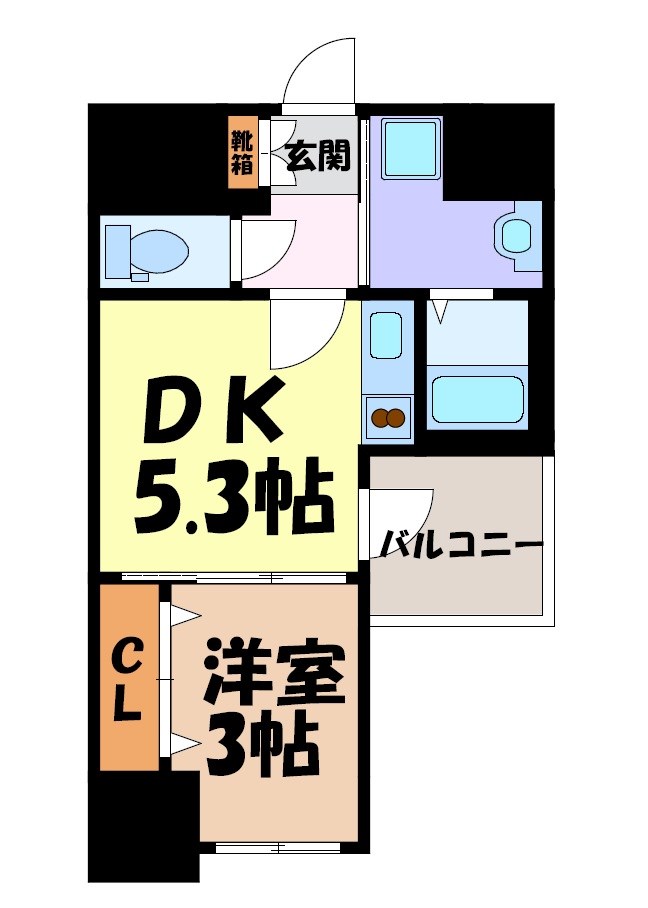 プレサンス今池駅前フェルディノ 間取り図